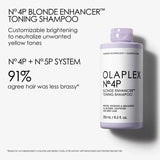 Olaplex Nº.4P Blonde Enhancer™ Toning Shampoo 250ml - Brands Point AE