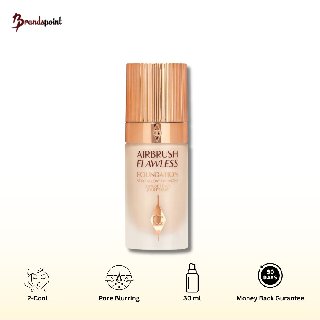 Charlotte Tilbury Airbrush Flawless Longwear Foundation - 2 Cool - Brands Point AE
