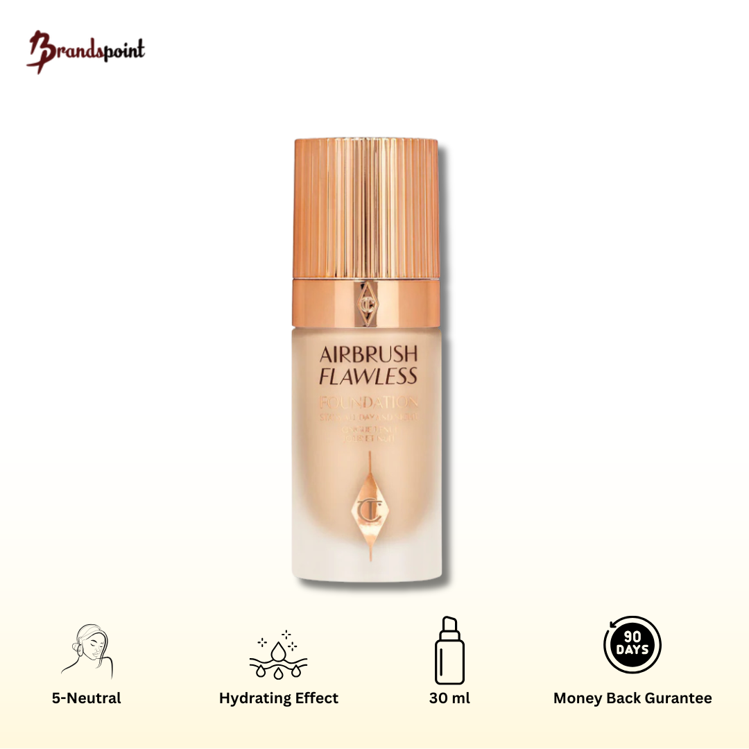 Charlotte Tilbury Airbrush Flawless Longwear Foundation - 5 Neutral - Brands Point AE