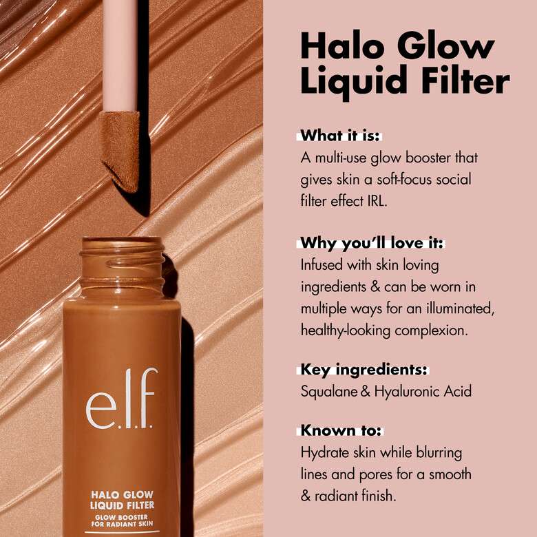 E.L.F. Halo Glow Liquid Filter - 0.5 Fair Cool - Brands Point AE