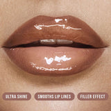 Huda beauty Faux Filler Extra Shine Lip Gloss - Bombshell - Brands Point AE