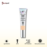 كريم IT Cosmetics Your Skin But Better™ CC+ مع عامل حماية من الشمس 50+ فاتح ومتوسط