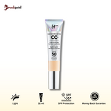 كريم IT Cosmetics Your Skin But Better™ CC+ مع عامل حماية من الشمس SPF 50+ فاتح
