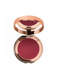 Charlotte Tilbury Pillow Talk Lip and Cheek Glow Colour of Passion compact rose-gold packaging with pink quilted pattern