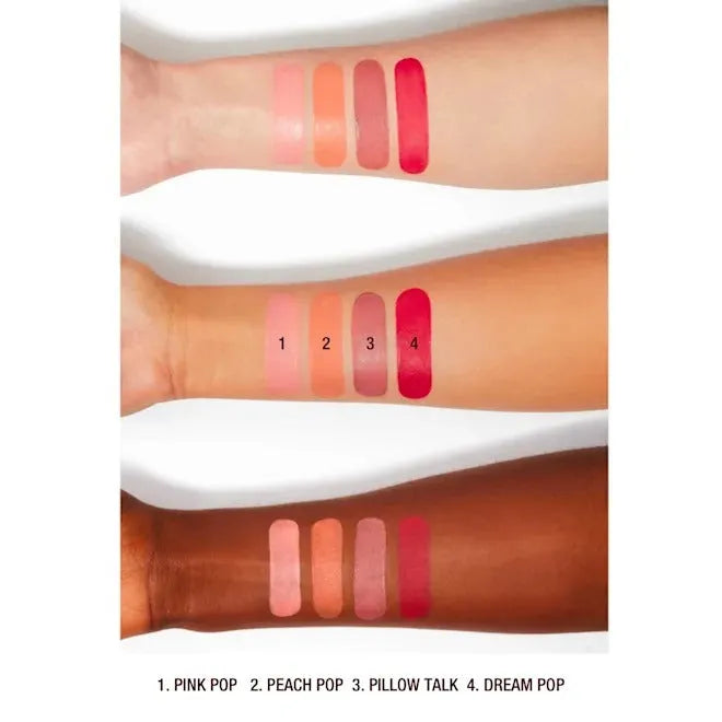 Charlotte Tilbury Dream Pop blush application on cheeks