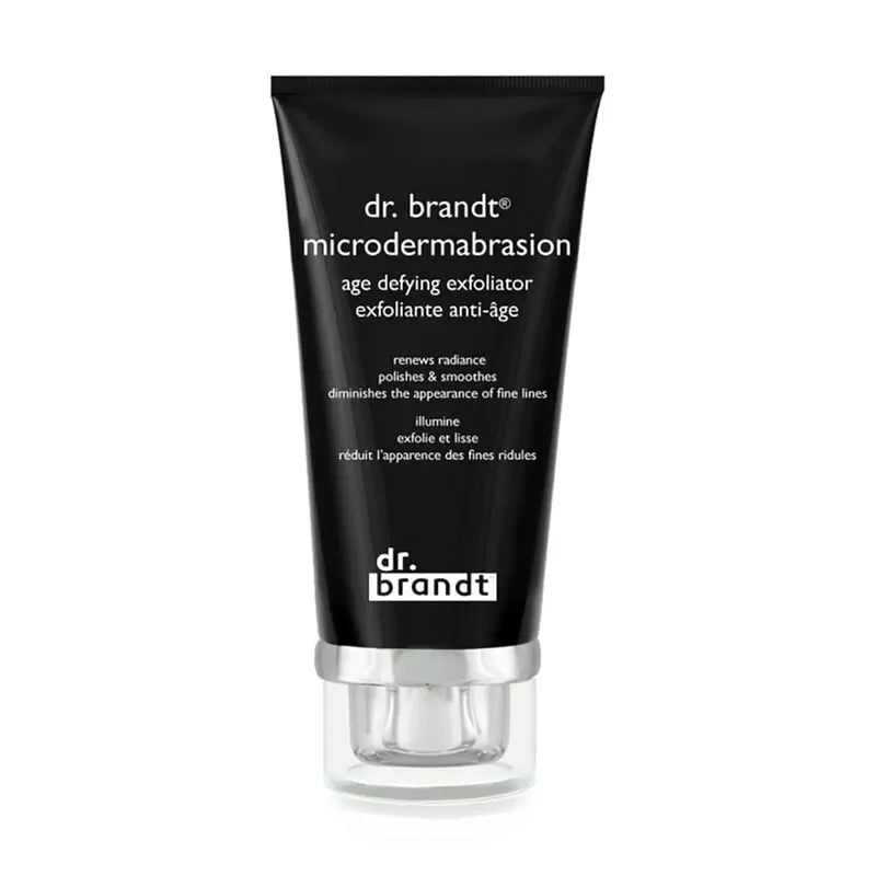 Dr Brandt Microdermabrasion Body Exfoliator 60g product tube front view - smooth skin body scrub