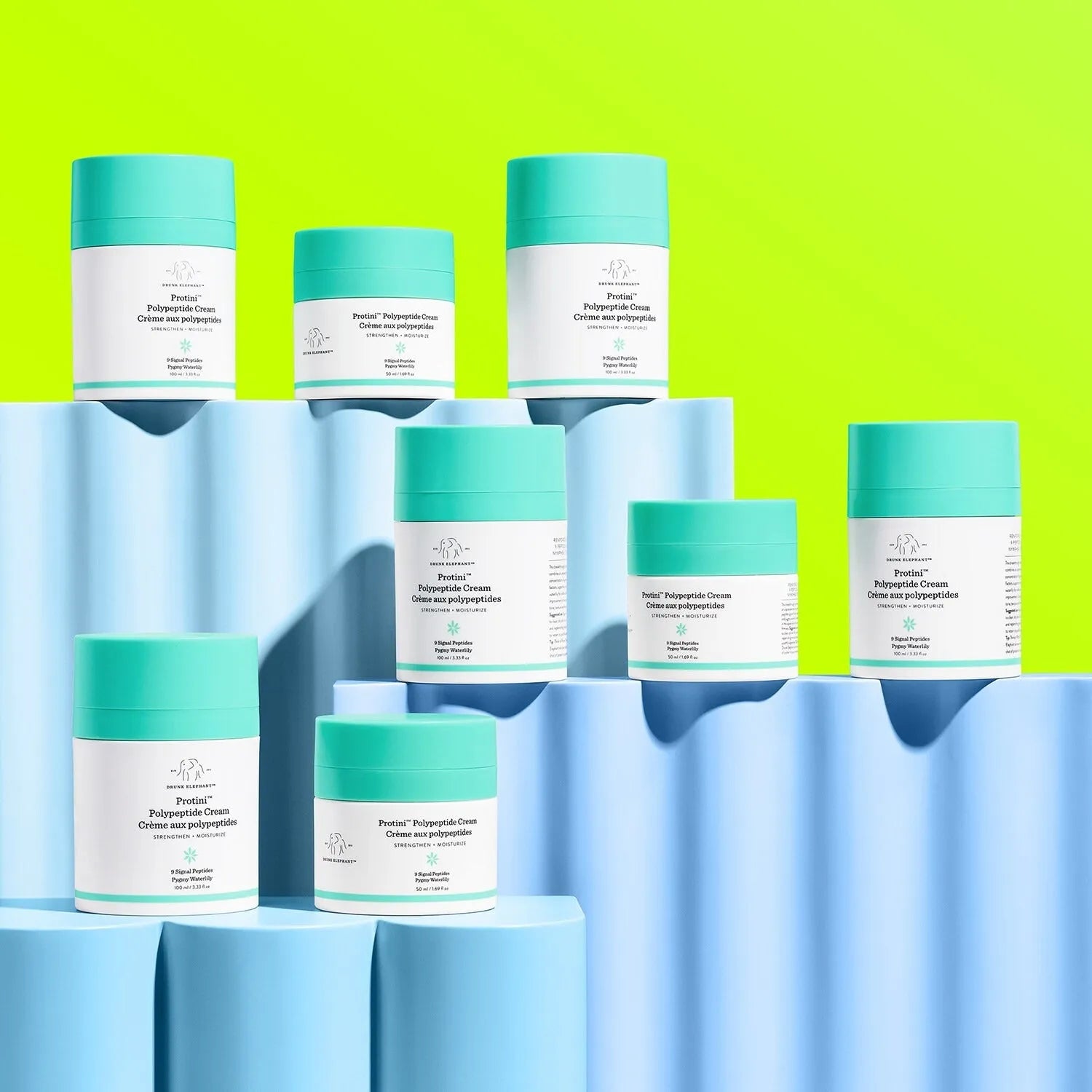 Drunk Elephant Protini Polypeptide Cream side view - moisturizer for firm skin
