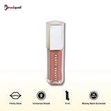 Fenty Beauty Gloss Bomb Lip Luminizer in Fenty Glow - product shot showing the iconic pink tube with gold cap