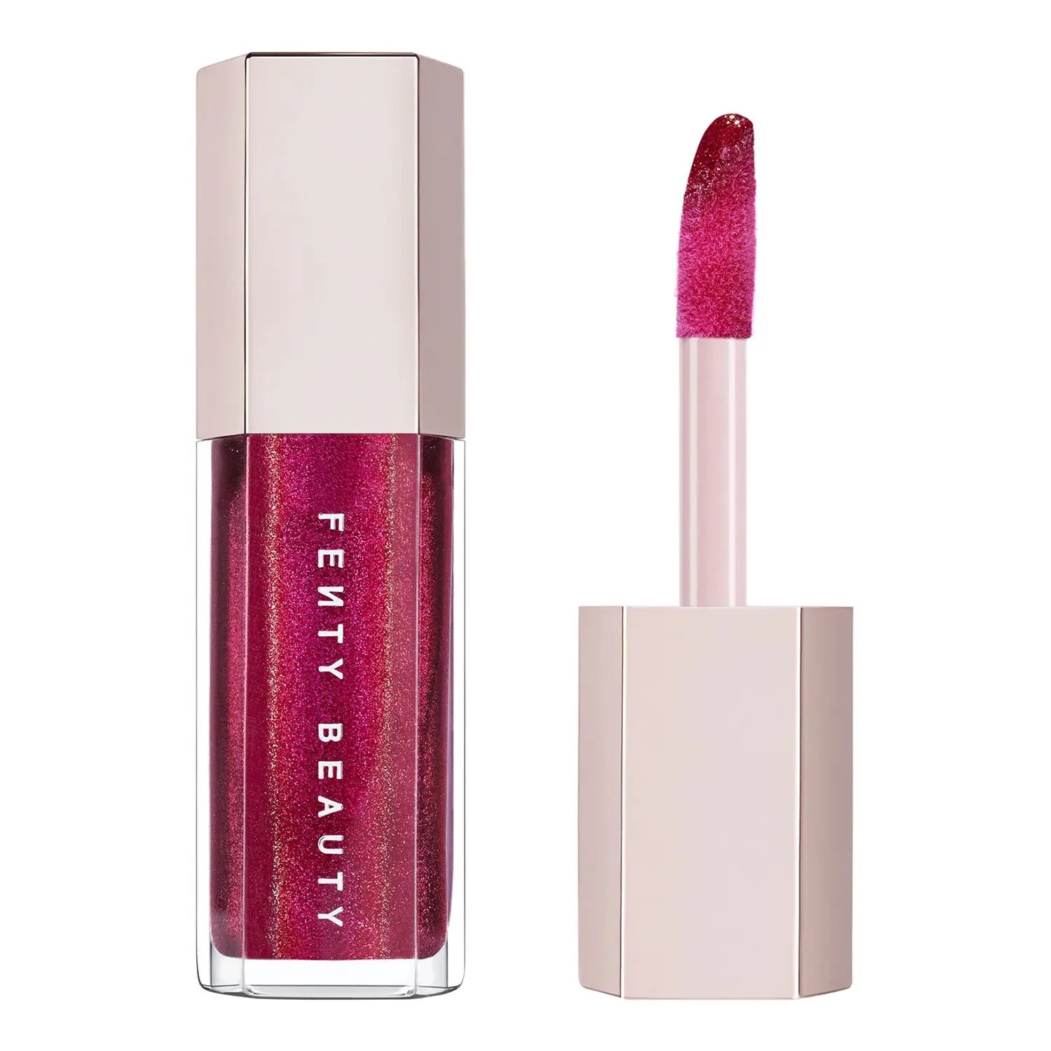 Fenty Beauty Gloss Bomb Lip Luminizer in Fuchsia Flex - product tube