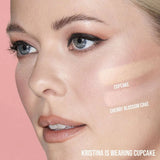 Huda Beauty Easy Bake Cupcake Shade Navigation Swirl Design