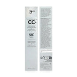 IT Cosmetics CC+ Cream with SPF 50+ Light Medium Warm - back label showing ingredient list and directions