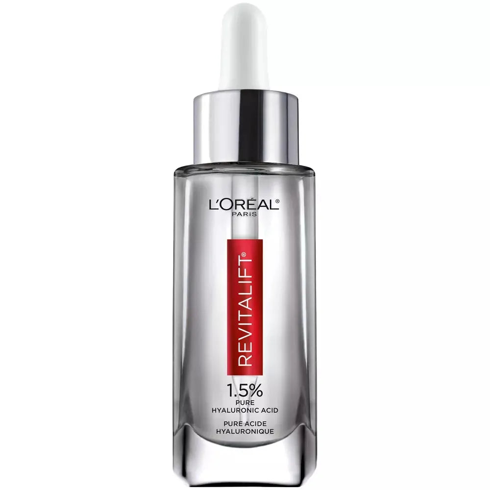 L'Oreal Revitalift HA Serum ingredient list back of box