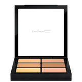 MAC Studio Fix Conceal and Correct Palette Medium angled shot showcasing the palette's design and shade arrangement, ideal for medium skin tones