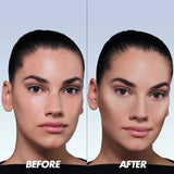 Make Up For Ever HD Skin Sculpting Palette open view with 12 cream foundation shades