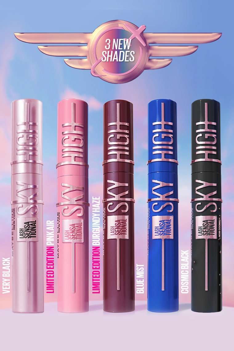 Maybelline Lash Sensational Sky High® Washable Mascara Makeup - Blue Mist - Brands Point AE