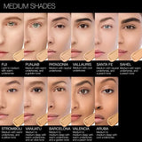Applying NARS Natural Radiant Longwear Foundation Fiji - flawless makeup look