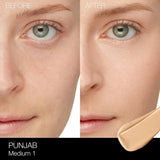 NARS Natural Radiant Longwear Foundation swatch on skin showing natural radiant finish