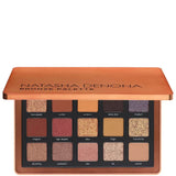 Natasha Denona Bronze Eyeshadow Palette - 15 shades in rows, bronze-themed packaging