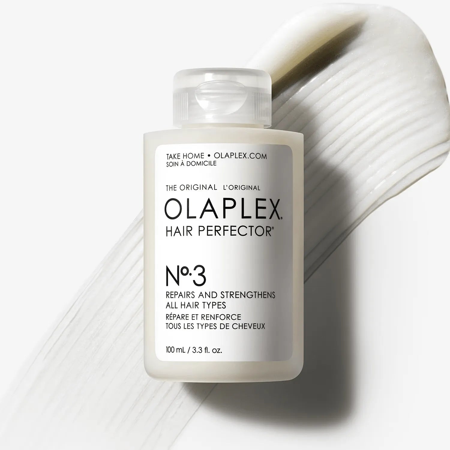 Olaplex No.3 Hair Perfector 100ml front bottle view on white background
