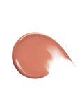 Swatch of Rare Beauty Soft Pinch Liquid Blush in Virtue on skin showing dewy beige peach color