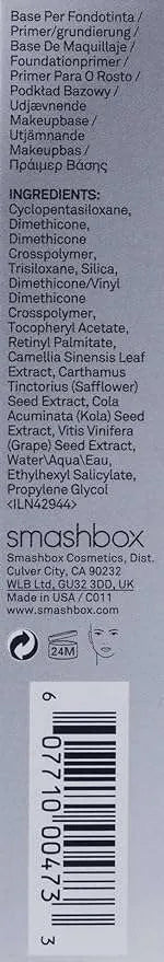 SmashBox Photo Finish Primer 30ml - tube cap and nozzle detail