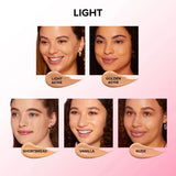 Too Faced Born This Way Concealer Light Beige applicator and product texture close-up