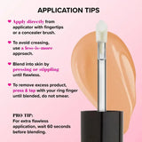 Too Faced Born This Way Concealer Light Beige full product display with background