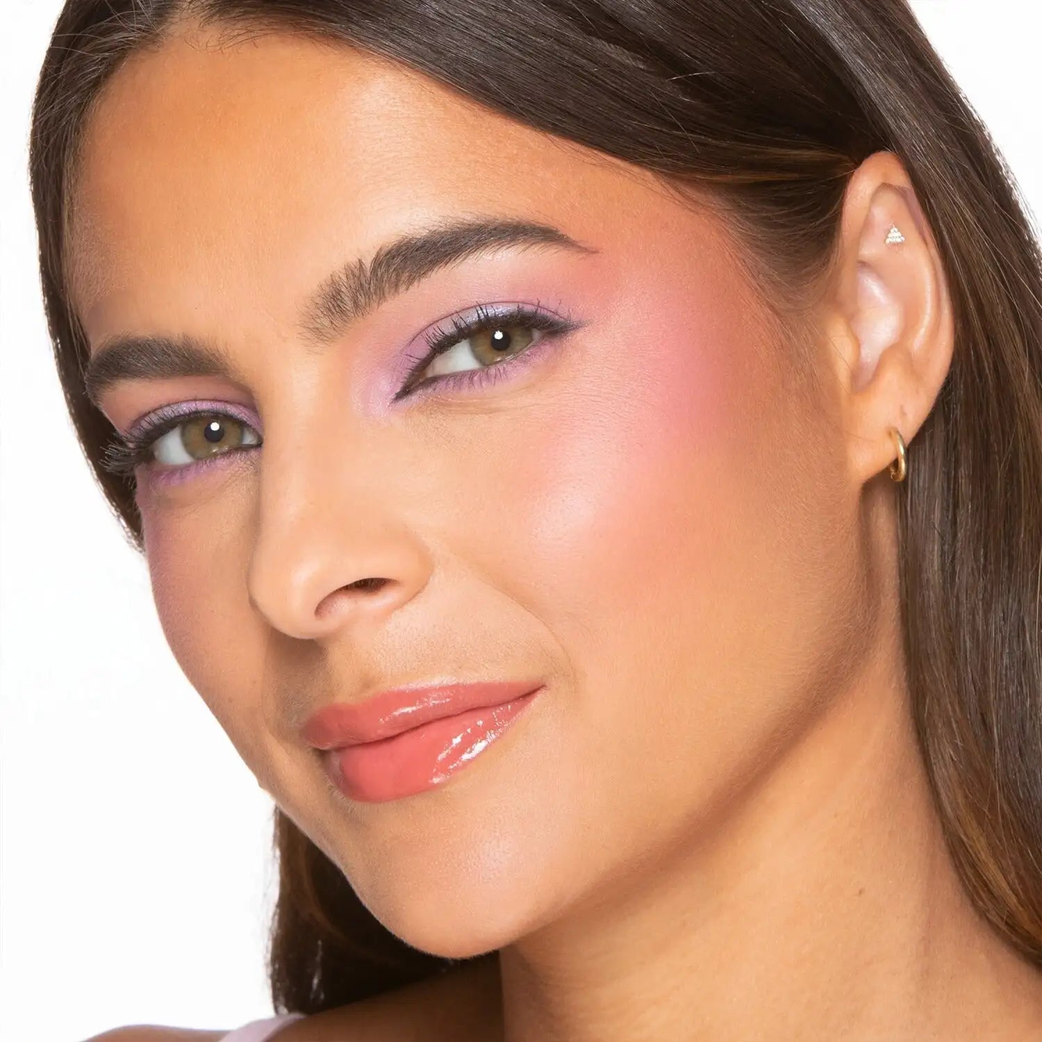 Too Faced Cloud Crush Blush Tequila Sunset packaging with brush