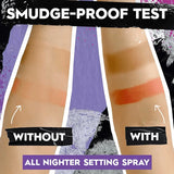 Urban Decay All Nighter Setting Spray packaging and spray nozzle - 16 hour wear weightless finish
