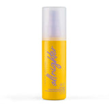 Urban Decay All Nighter Vitamin C Setting Spray bottle, highlighting 16-hour flawless makeup fixation and radiant finish.