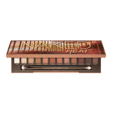 Urban Decay Naked Heat Eyeshadow Palette with warm neutral shades displayed in signature packaging