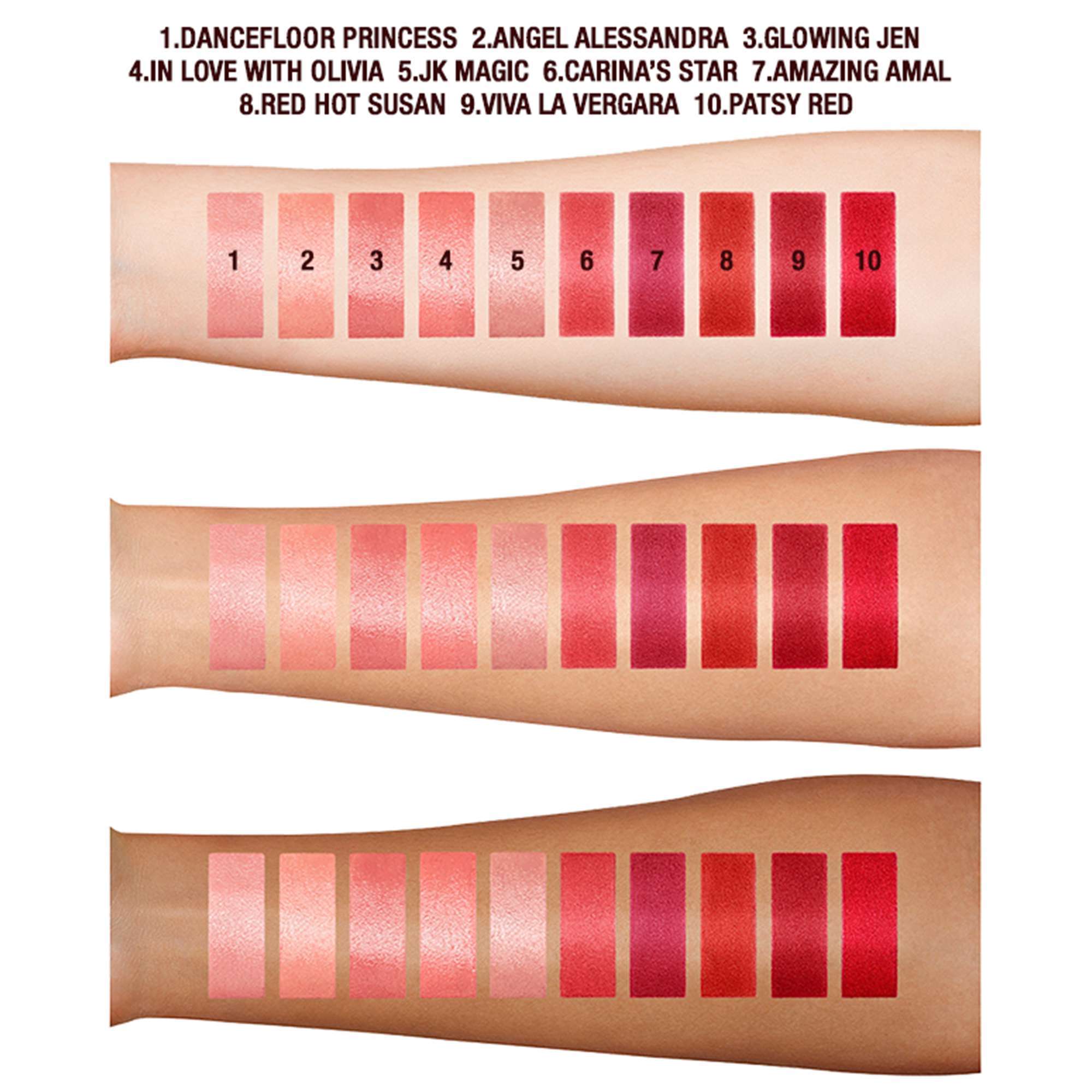Charlotte Tilbury Hot Lips Lipstick Dancefloor Princess - Brands Point AE