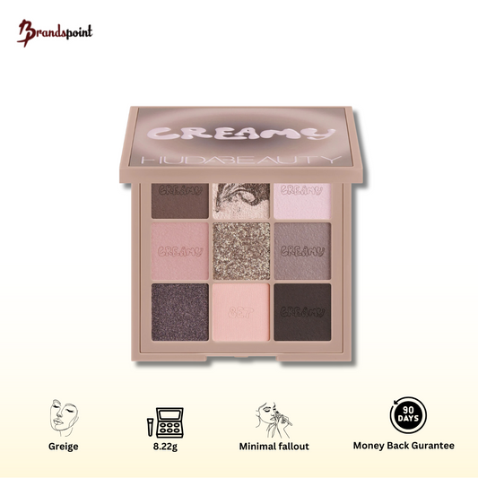 Huda Beauty Creamy Obsessions Eyeshadow Palette - Greige 8.22g