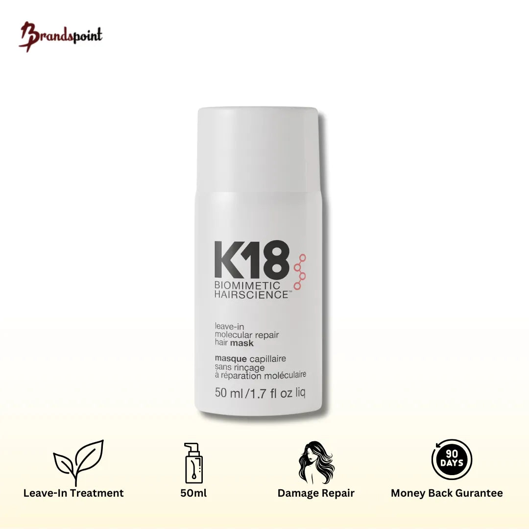 Leave-In Molecular Repair Hair Mask 50ml - ماسك إصلاح الشعر الجزيئي الذي يترك على الشعر ٥٠ مل