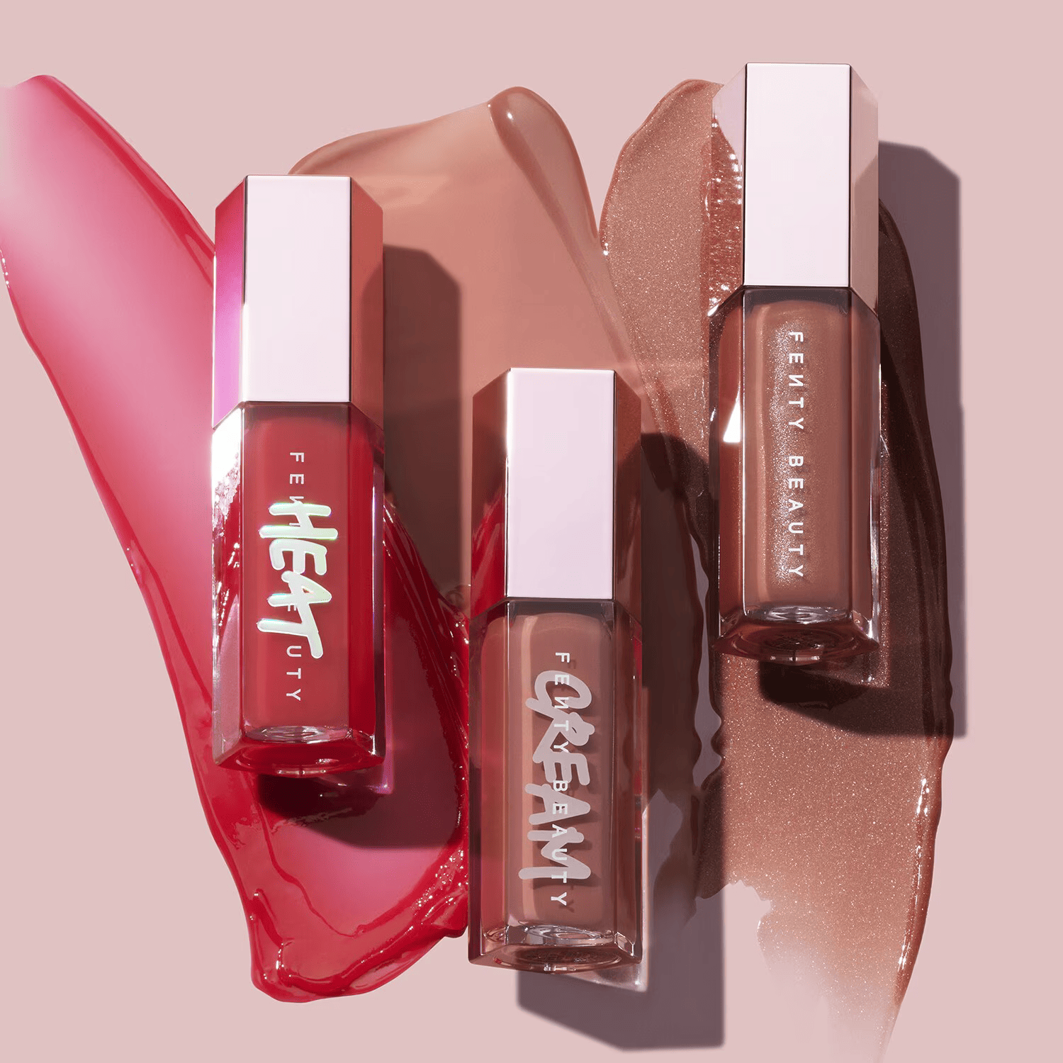 Fenty Beauty Gloss Bomb Heat Lip Luminzer + Plumper Glass Slipper Heat - Brands Point AE