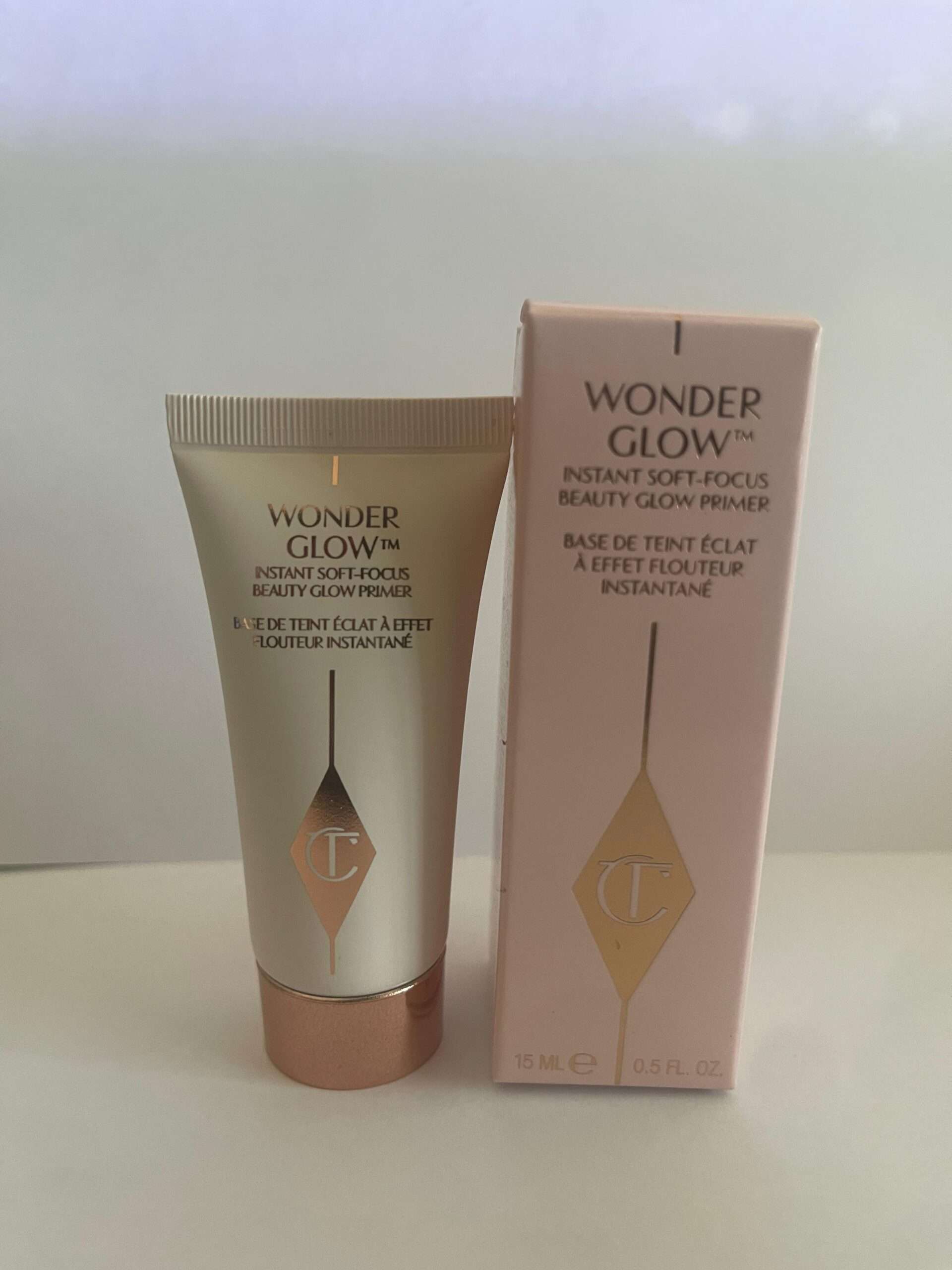 Charlotte Tilbury Wonderglow Instant Soft-Focus Beauty Glow Primer, 15ml Travel Size - Brands Point AE