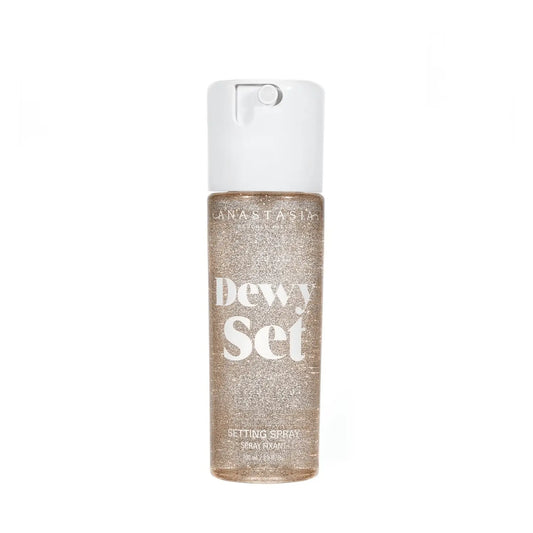 Anastasia Beverly Hills Dewy Set Setting Spray 100ml bottle with radiant finish