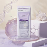 Close-up of Anua Collagen Retinol Firming Cream texture, showing its rich, smooth consistency perfect for Gua Sha facial massage, promoting deep absorption and anti-aging benefits.