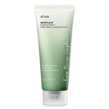 Anua Heartleaf BHA Pore Deep Cleansing Foam 150ml product tube on white background - Korean skincare cleanser for oily and acne-prone skin