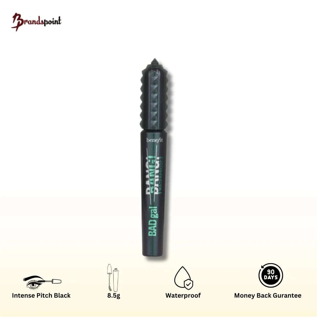 Benefit BADgal BANG Waterproof Mascara Intense Pitch Black tube packaging