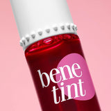 Benefit Benetint mini size bottle next to full size