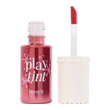 Benefit PlayTint lip and cheek stain in pink lemonade shade swatch on skin showing natural flush