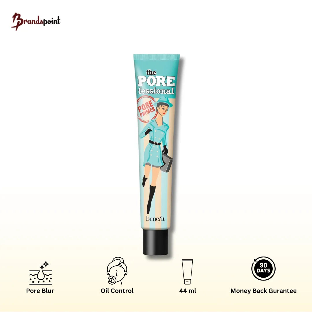 Benefit The Porefessional Face Primer 44ml Front View - Pore Minimizing Mattifying Gel