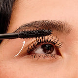 Benefit They're Real! mascara being applied to lashes with precision tip for curling and lifting