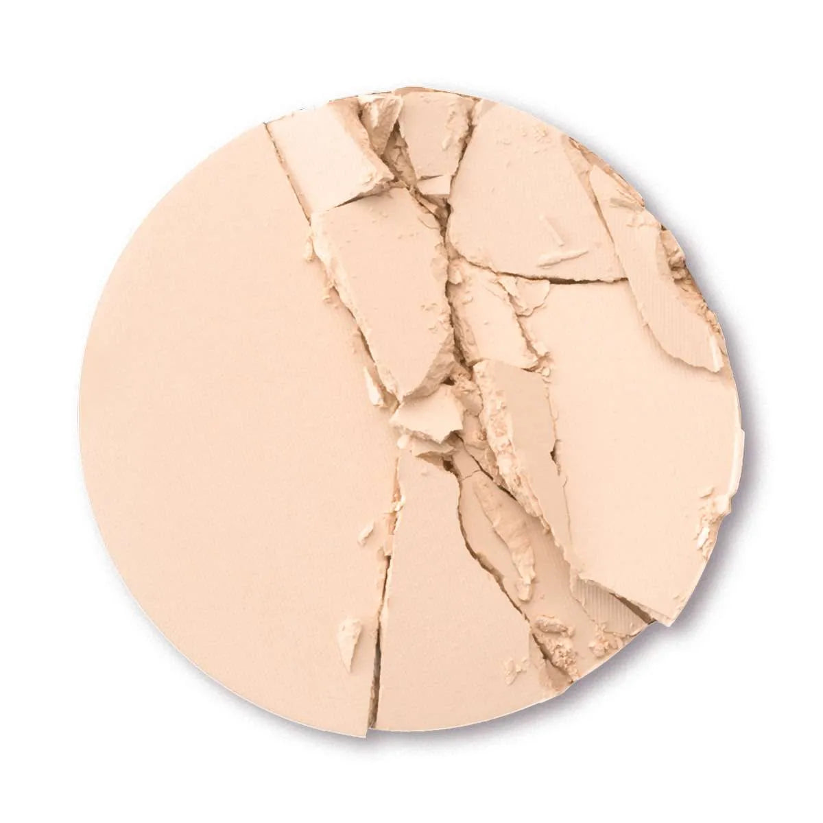 Charlotte Tilbury Airbrush Flawless Finish Powder Fair packaging front view, beige compact design