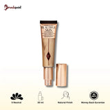 Charlotte Tilbury Beautiful Skin Foundation 5 Neutral 30ml bottle front view with rose gold cap