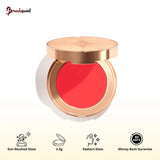 Charlotte Tilbury Beautiful Skin Lip & Cheek Glow in Sun-Blushed Glow - dewy blush and lip tint product shot, 2.5g tube