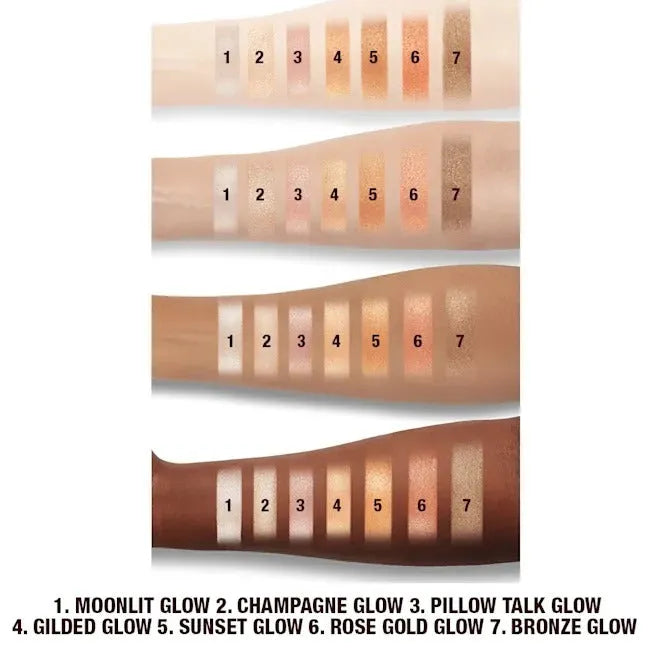 Highlighter packaging close-up Champagne Glow