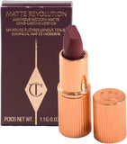 Charlotte Tilbury Matte Revolution long-lasting matte lipstick in iconic rose gold tube with shade visible