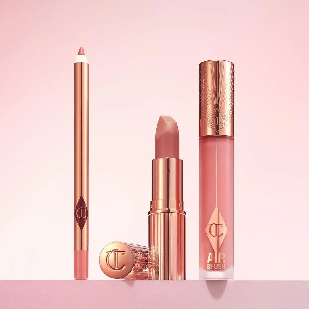 Charlotte Tilbury Pillow Talk Matte Revolution lipstick bullet and swatch
